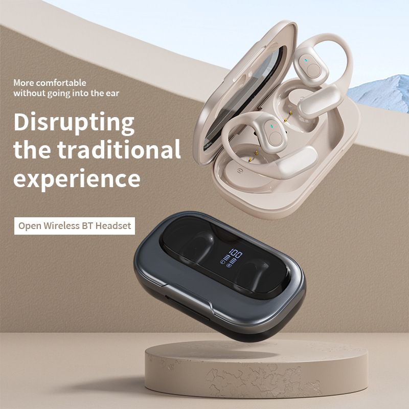 OWS J13 Wireless Earphone Gaming Large battery capacity low latency Bilateral Stereo Bluetooth headset Bluetooth Earphone Wireless Earbuds Waterproof noise Cancelling power display Sports Earphones