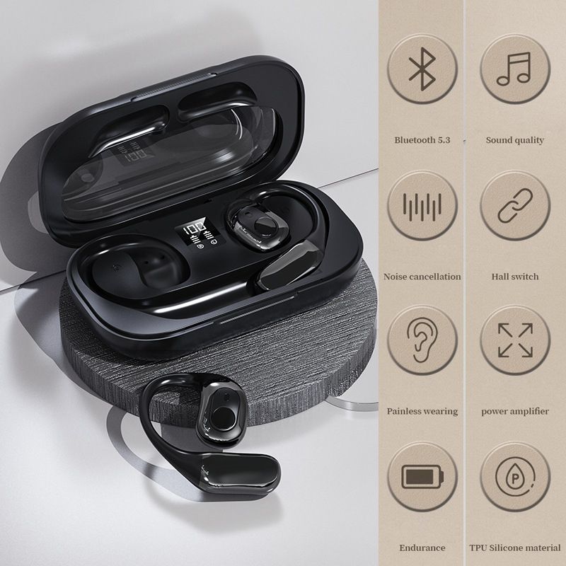 OWS J13 Wireless Earphone Gaming Large battery capacity low latency Bilateral Stereo Bluetooth headset Bluetooth Earphone Wireless Earbuds Waterproof noise Cancelling power display Sports Earphones