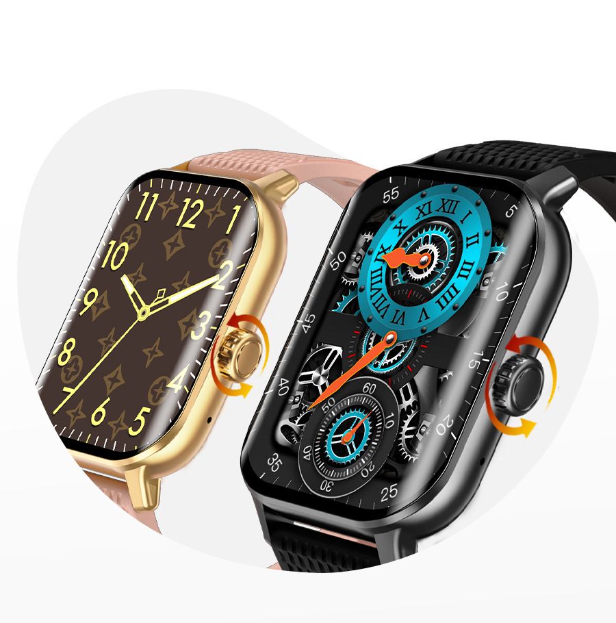 Men Women bluetooth smart watch 2.01 HD curved Screen NFC blood sugar Heart Rate Monitoring sports Smart bracelet Full Touch Wrist Watch For Women Stainless steel milanese Strap Fashion Men Smartwatch
