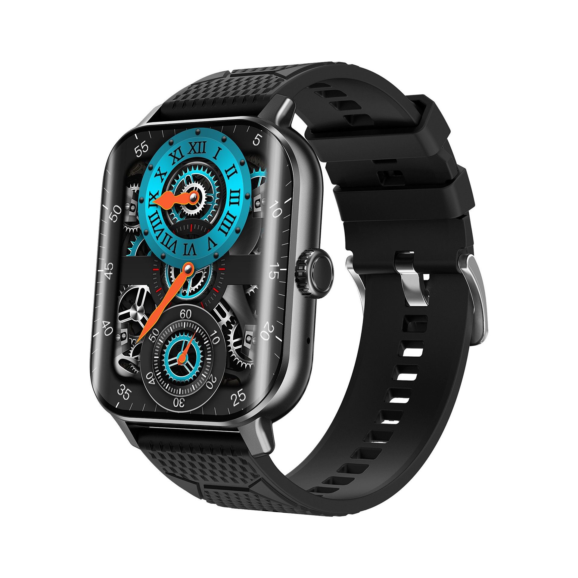 Men Women bluetooth smart watch 2.01 HD curved Screen NFC blood sugar Heart Rate Monitoring sports Smart bracelet Full Touch Wrist Watch For Women Stainless steel milanese Strap Fashion Men Smartwatch