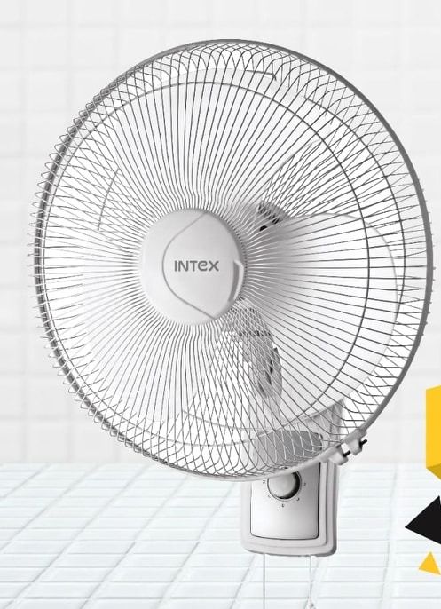 Intex Aroma Wall Fan 3 Speed Speed Control, Wall Mount 3 Blade High Speed Motor 2100 RPM