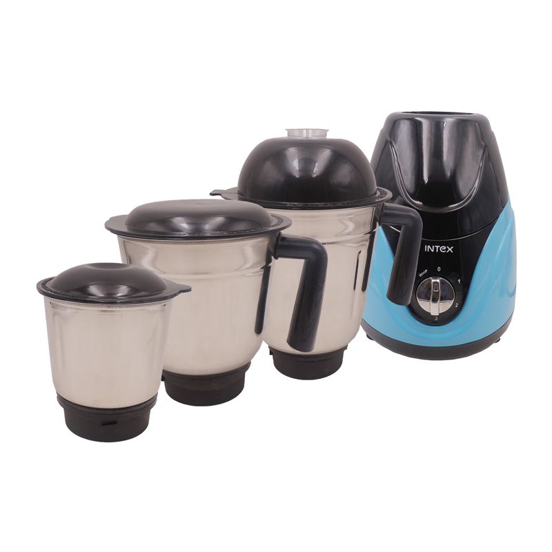 INTEX BRAND Blender  indo 800w mix grinder 3 in 1 Stainless Steel, 1.2 Ltrs, 800ml