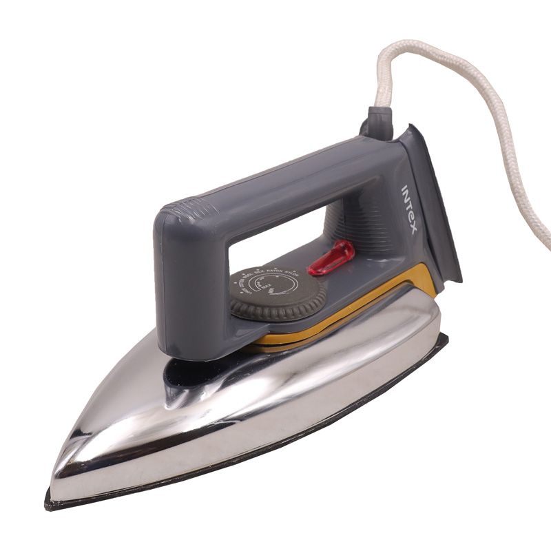 Intex Swift Lite Iron Box 1000 Shock Proof Cool Touch Handle STEEL BASE Inbuilt dry element Aluminium Sole Plate