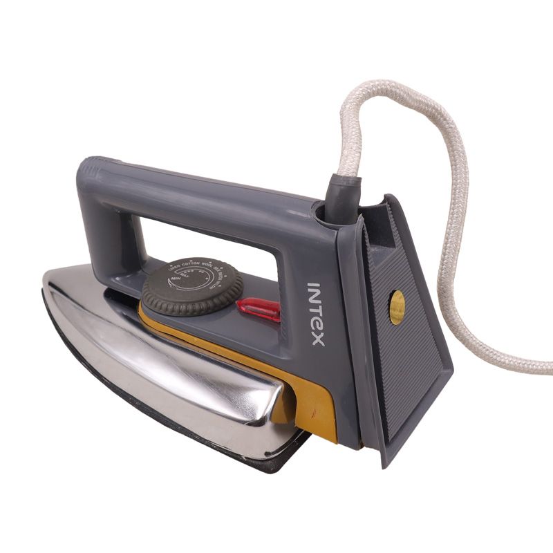 Intex Swift Lite Iron Box 1000 Shock Proof Cool Touch Handle STEEL BASE Inbuilt dry element Aluminium Sole Plate
