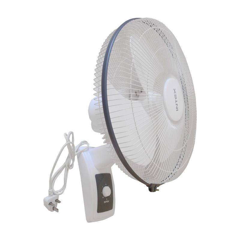 Intex Aroma Wall Fan 3 Speed Speed Control, Wall Mount 3 Blade High Speed Motor 2100 RPM