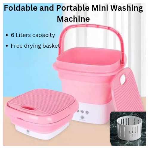 Foldable and Portable Mini washing machine
