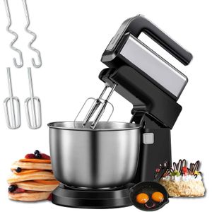 Sokany Kitchen Electric Stand Mixer with Stainless Steel Bowl-3.5L