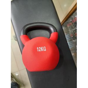 8KG NEOPRENE COATED GYM WORKOUT EXERCISE SINGLE HAND KETTLE BELL