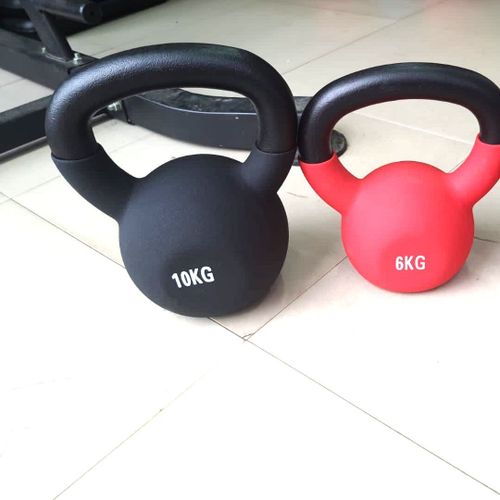 8KG NEOPRENE COATED GYM WORKOUT EXERCISE SINGLE HAND KETTLE BELL