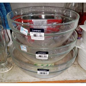 Pampered chef mixing and baking stack glass bowl