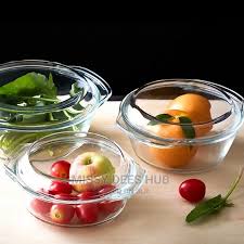 Signature 3 Pcs Borosilicate Glass Bowls