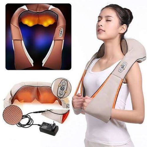 Shiatsu Back Massager - Shiatsu Neck and Shoulder Massager - Foot Massager - Kneading Massage Pillow w/ Heat