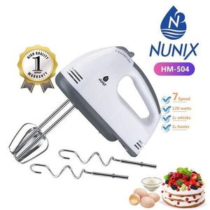 Nunix Electric Hand Mixer With 7 Speed