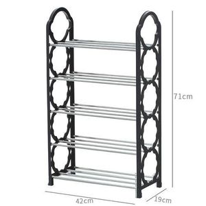 Shoe Rack-5 Layer Portable Shoe Rack Multi-layer Assembly-