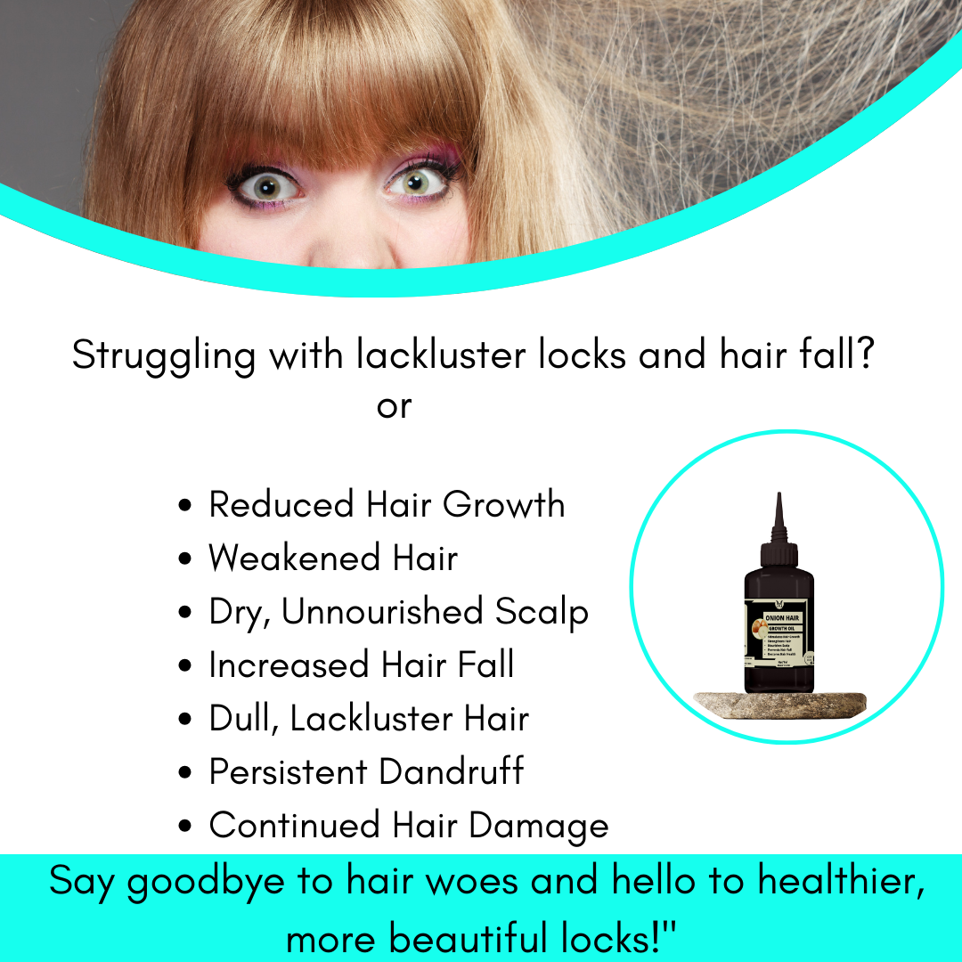 Onion Hair Growth Oil -100% Pure,Stimulates Hair Growth,Strengthens Hair,Nourishes Scalp,Prevents Hair Fall.
