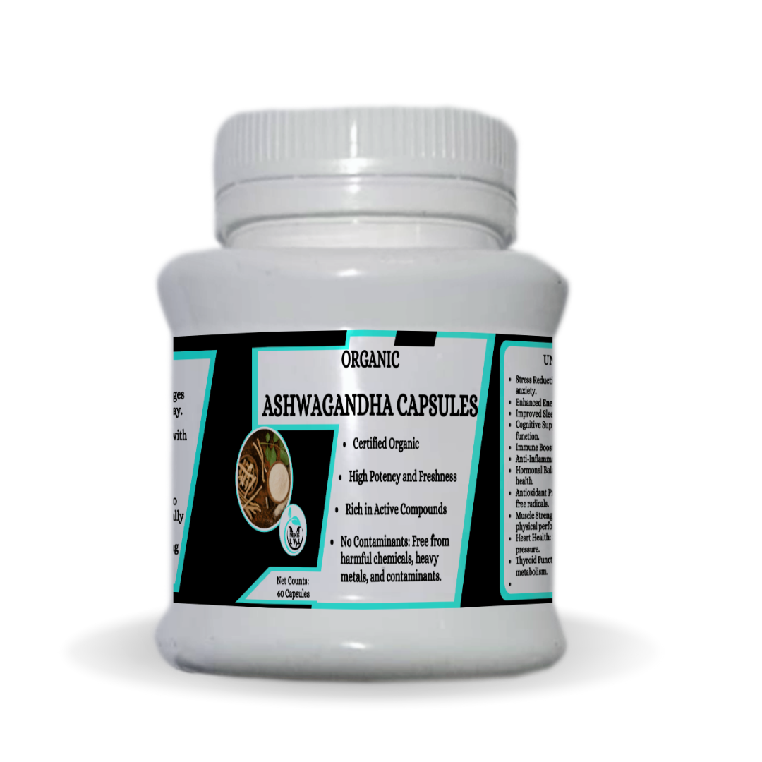 Ashwagandha powder - Help to reduce stress and anxiety.,,Boosts energy levels ,Promotes restful sleep, Enhances memory