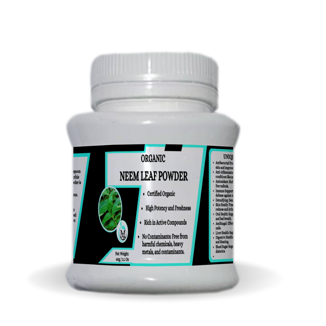 Neem Leaf Powder-Combat harmful bacteria   Reduce inflammation  Boost your immune system  Detoxify your blood
