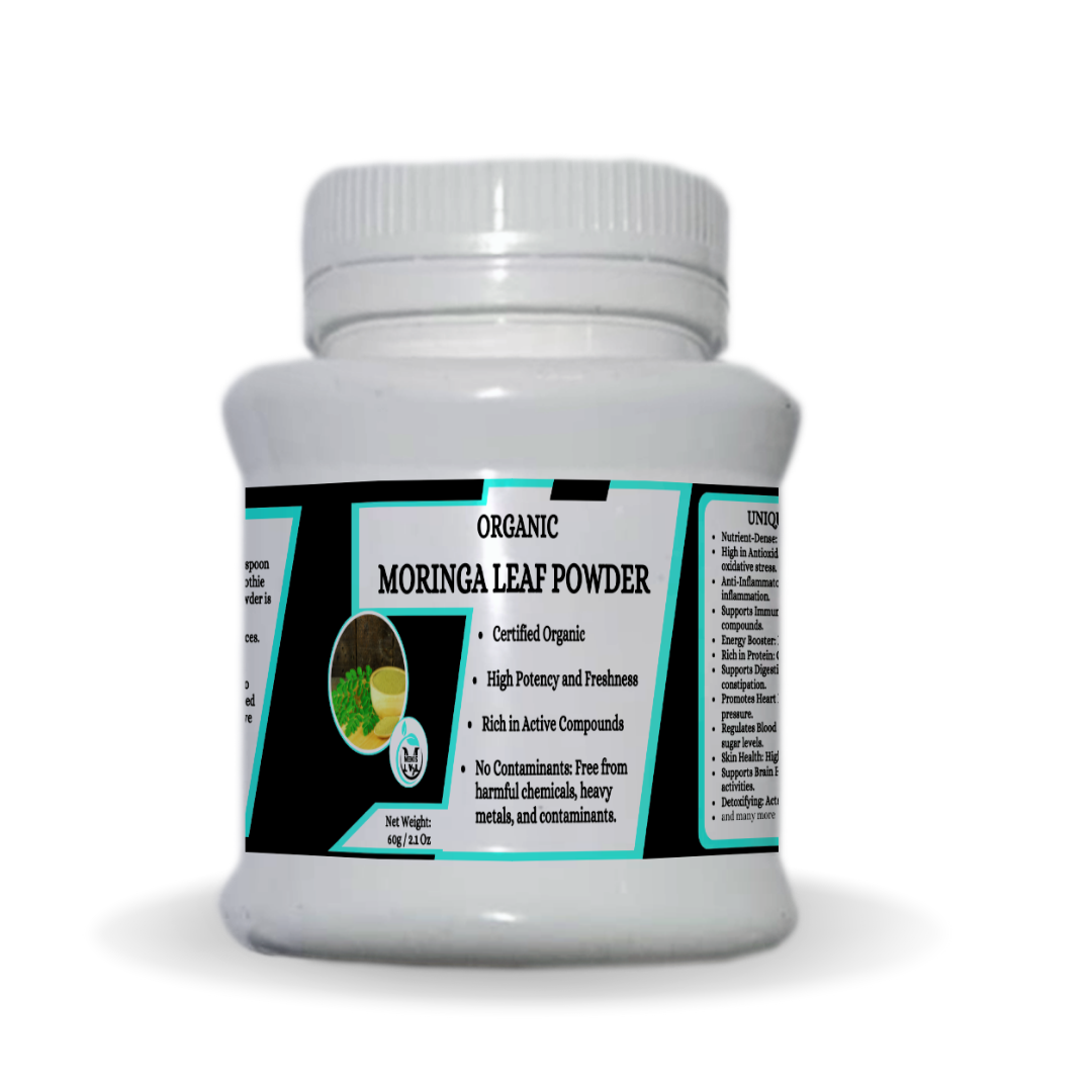 Moringa Leaf Powder - Reduce inflammation ,Strengthen your immune system  ,Improve digestion,  Lower cholesterol