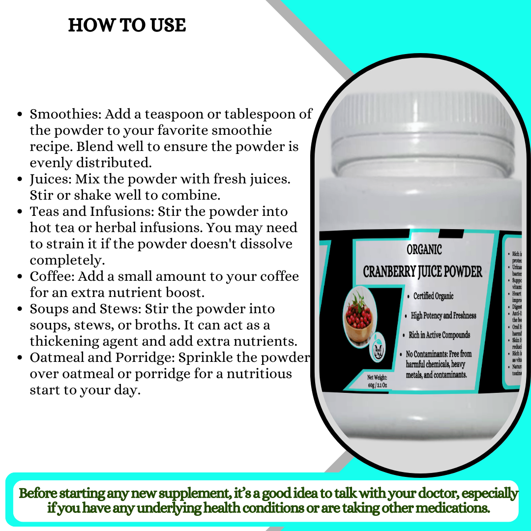 Cranberry Juice Powder- Protect your cells from oxidative damage,Support your urinary tract health, Bolster your immune system