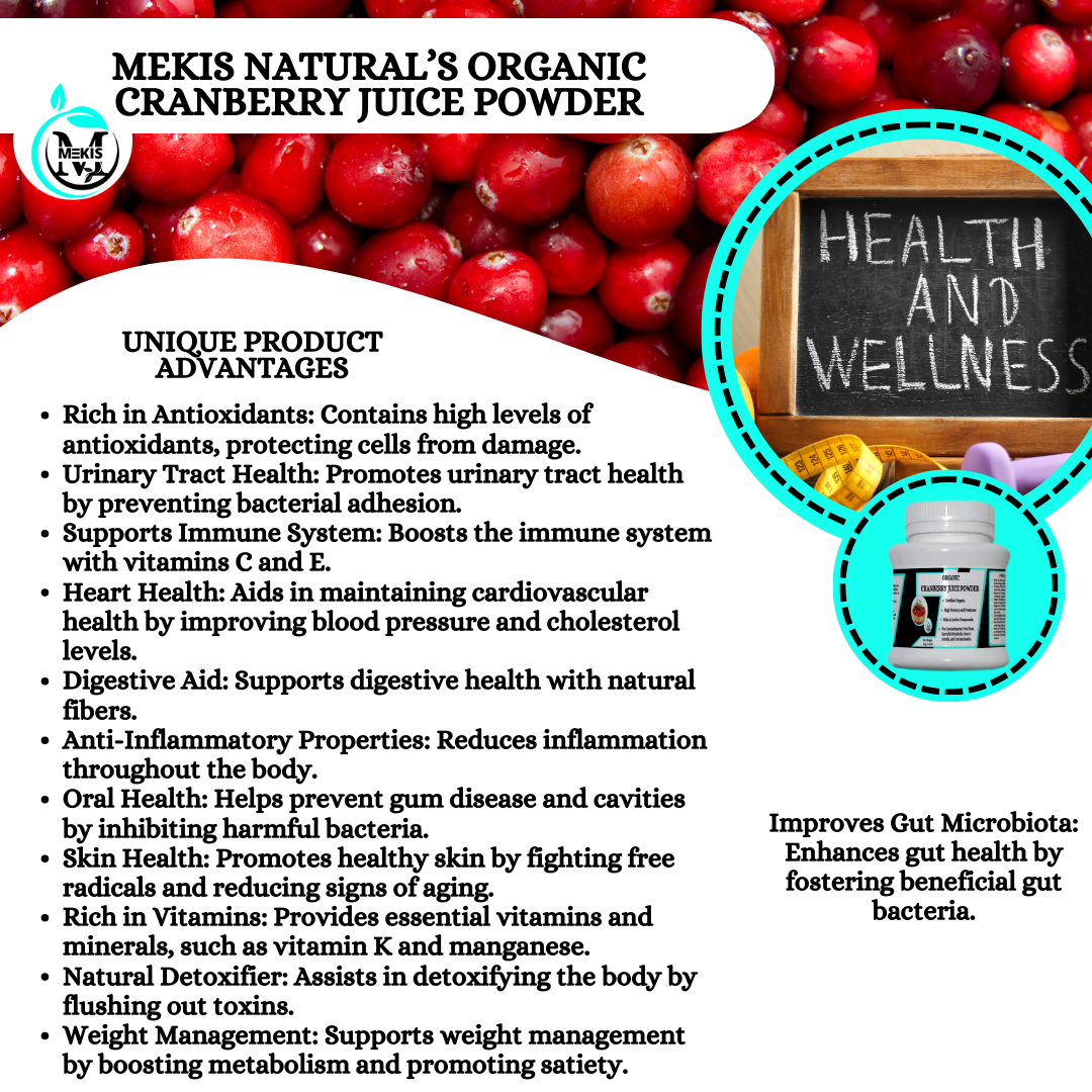 Cranberry Juice Powder- Protect your cells from oxidative damage,Support your urinary tract health, Bolster your immune system