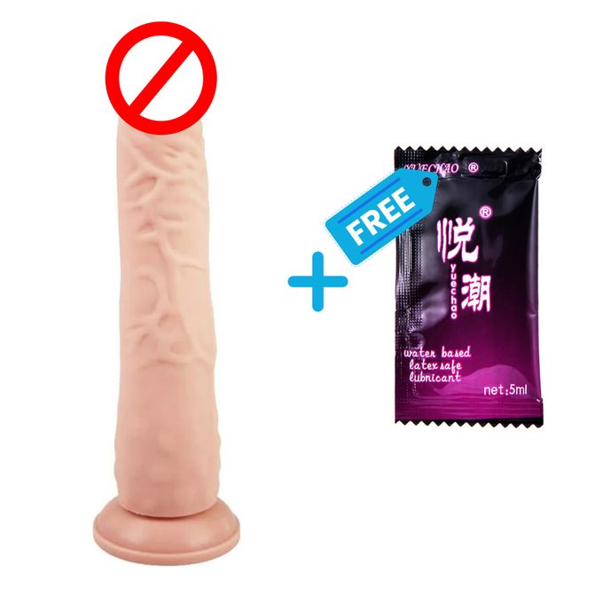 Realistic Beginner Dildo Anal Masturbator Suction - image 2