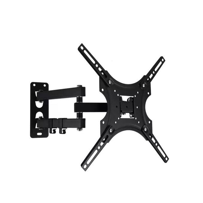 TV Wall Mount TV Stand 14″-55″ Steel Material Fixed - Swivel Solid Wall Black Quality product rotating wall bracket 14 inch to 55 inch support
