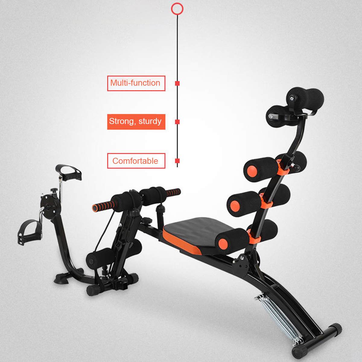 PREMIUM  Six Pack Abs Exerciser / Six Pack Machine 20 Different Mode For Exercise And Fitness (Multicolor)