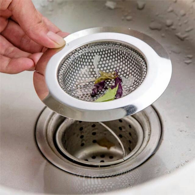 2PCS Kitchen Sink Strainer Stainless Steel 11.5cm - 2.5cm depth - Upgrade Never Rust - Kitchen Sink Strainer Basket - Food Catcher for Kitchen Sinks - Garbage Disposal Strainer