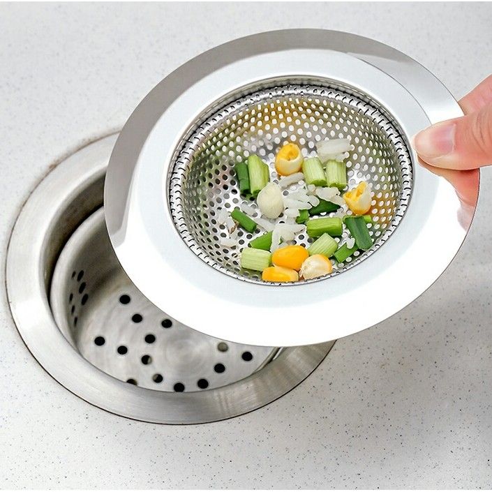 2PCS Kitchen Sink Strainer Stainless Steel 11.5cm - 2.5cm depth - Upgrade Never Rust - Kitchen Sink Strainer Basket - Food Catcher for Kitchen Sinks - Garbage Disposal Strainer
