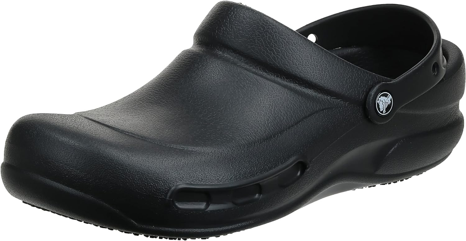 Crocs Unisex-Adult On The Clock LiteRide Clog | Slip Resistant Work Shoes Clog