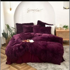 FLUFFY PILLOW CASES,1 BEDSHEET,1 DUVET