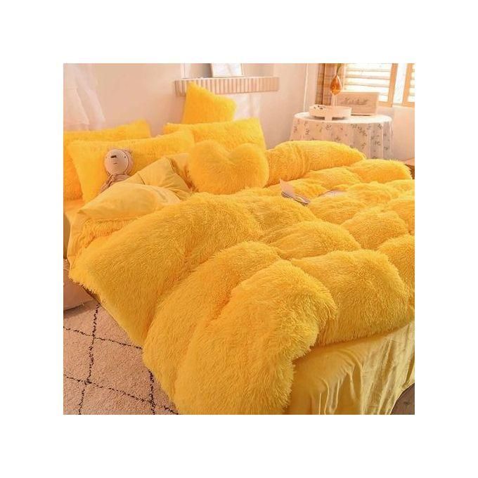 FLUFFY PILLOW CASES,1 BEDSHEET,1 DUVET