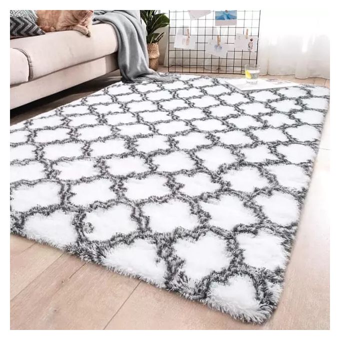 fashion soft fluffy carpets area non-slip rugs floor mat