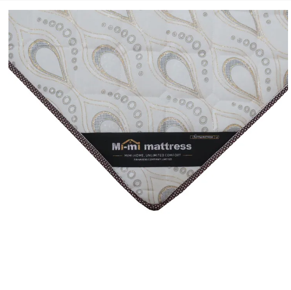 Mimi Spring Mattress with upto 10 Years warranty high density  Quilted Medium Home Living Bedroom Soft and long-lasting Mattress Comfy and Health Mattress (Random color dispatch)
