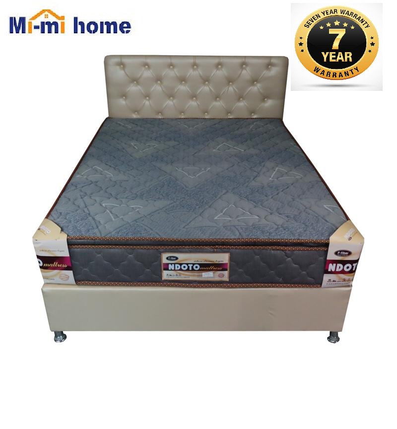Ndoto seven years warranty Super High Density  Quilted Medium Home Living Bedroom Soft and long-lasting Mattress Comfy and Health Mattress (Without Bed) (Random color dispatch)