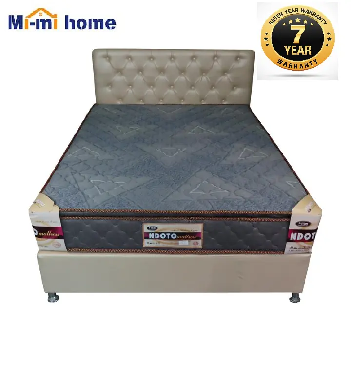 Ndoto seven years warranty Super High Density  Quilted Medium Home Living Bedroom Soft and long-lasting Mattress Comfy and Health Mattress (Without Bed) (Random color dispatch)