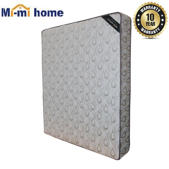 Mimi Spring Mattress with upto 10 Years warranty high density  Quilted Medium Home Living Bedroom Soft and long-lasting Mattress Comfy and Health Mattress (Random color dispatch)