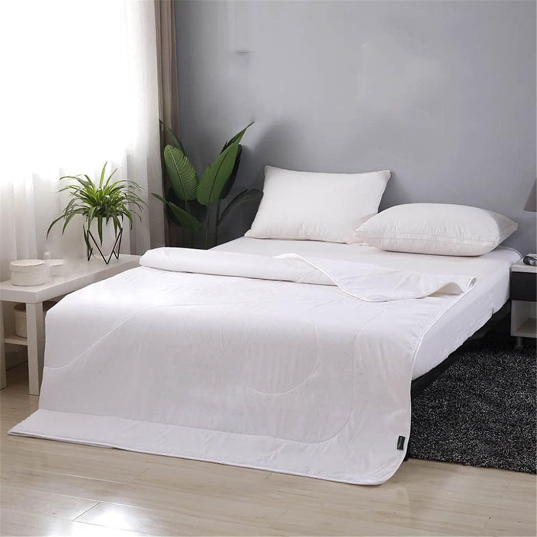 White Cover Set 4pcs King 1 Duvet Cover, 1 Fitted Sheet and 2 Pillowcases