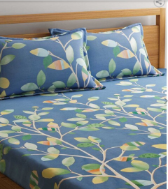 Mimi Bedsheet Colored Sets (4 sets )  With 2 Bedsheets And 2 Pillow Covers (Random color dispatch)