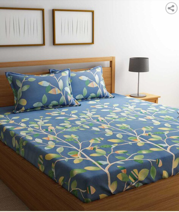Mimi Bedsheet Colored Sets (4 sets )  With 2 Bedsheets And 2 Pillow Covers (Random color dispatch)