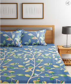 Mimi Bedsheet Colored Sets (4 sets )  With 2 Bedsheets And 2 Pillow Covers (Random color dispatch)
