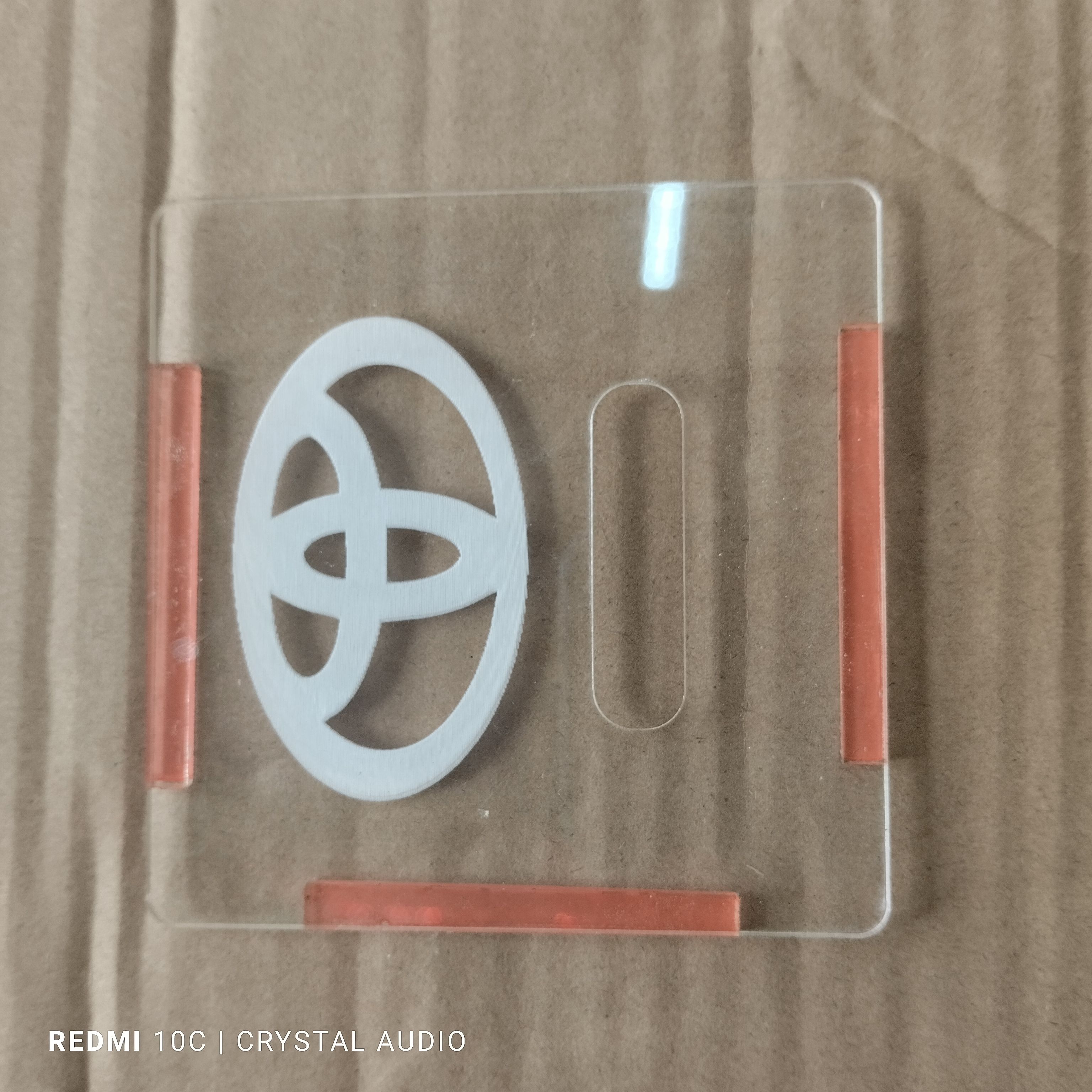Toyota  Clear Car Insurance Pocket with Adhesive to mount neatly on your Windshield
