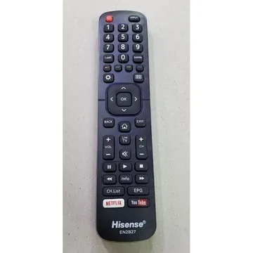 HISENSE ORIGINAL SMART TV REMOTE CONTROL - BLACK