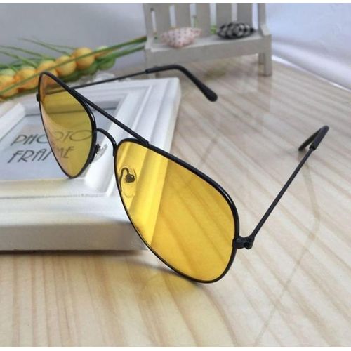 Day And Night Driving Glasses Anti GlareNight Vision Glasses Men Accessories Polarized Sunglasses Yellow Lens Anti-Glare Goggle Night Driving Sun glasses UV400 Eyewear