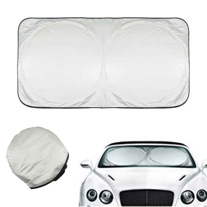 Keeps Your Vehicle Cool Foldable Car Windshield Car Window Sunshade Sun Shade Visor Windshield Cover Auto Car SunShade Car Sun Visor Sun Heat Protection for Sun Heat Automotive Interior Accessories