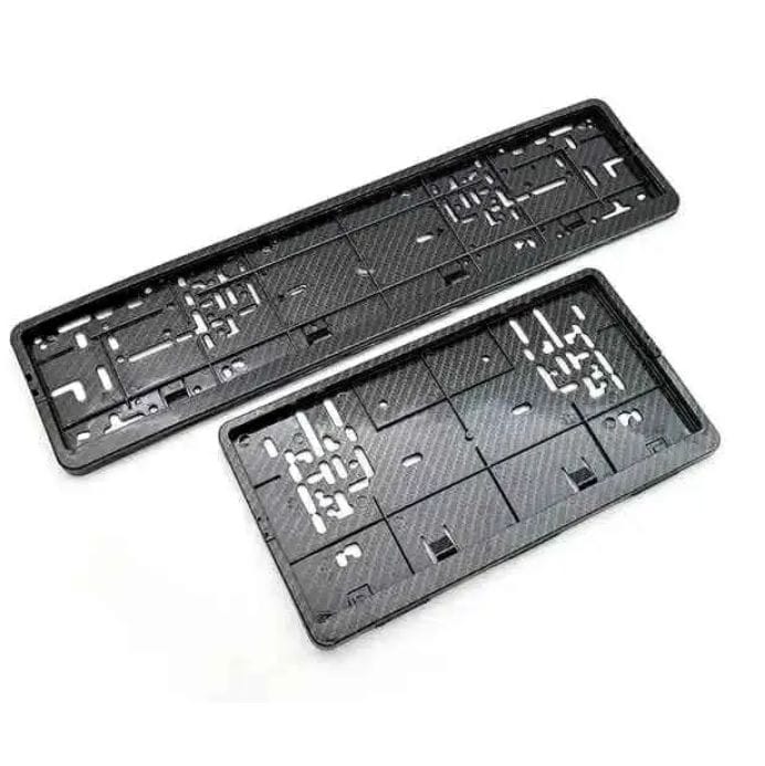 CARBON FIBER New Generation Number Plates Holders SET