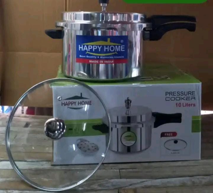 PRESSURE COOKERS. Happy Home 5L/10L/12L Pressure cooker COMES With Extra Lid
