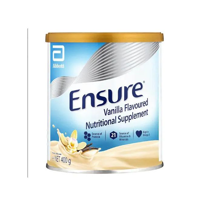 Abbott Ensure Complete, Balanced Nutrition Drink Powder For Adults - Now With A Special Ingredient Hmb And 32 Essential Nutrients To Help Build & Protect Muscle Strength - 400g