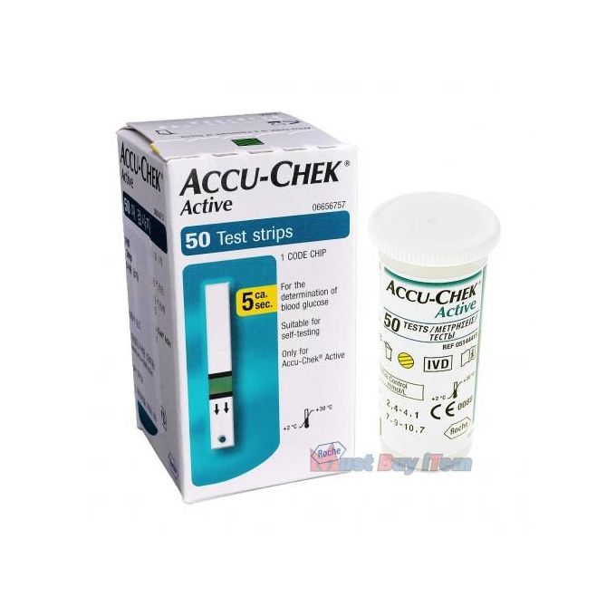 Roche Accu Chek Active Test Strips - Roche Accu-Chek Active Blood Glucose Meter