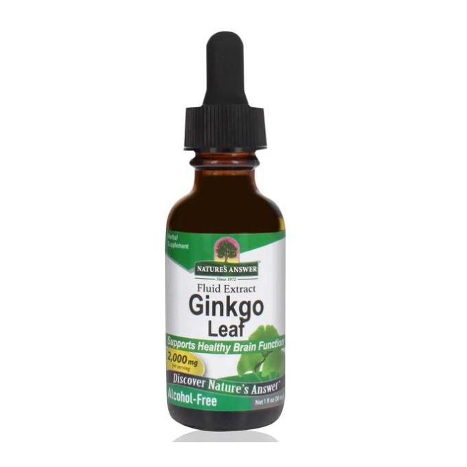 Nature'S Answer Ginkgo Biloba Leaf Extract - for Enhanced Cognitive Function, Circulatory Support, Antioxidant Properties, Mood and Stress Management